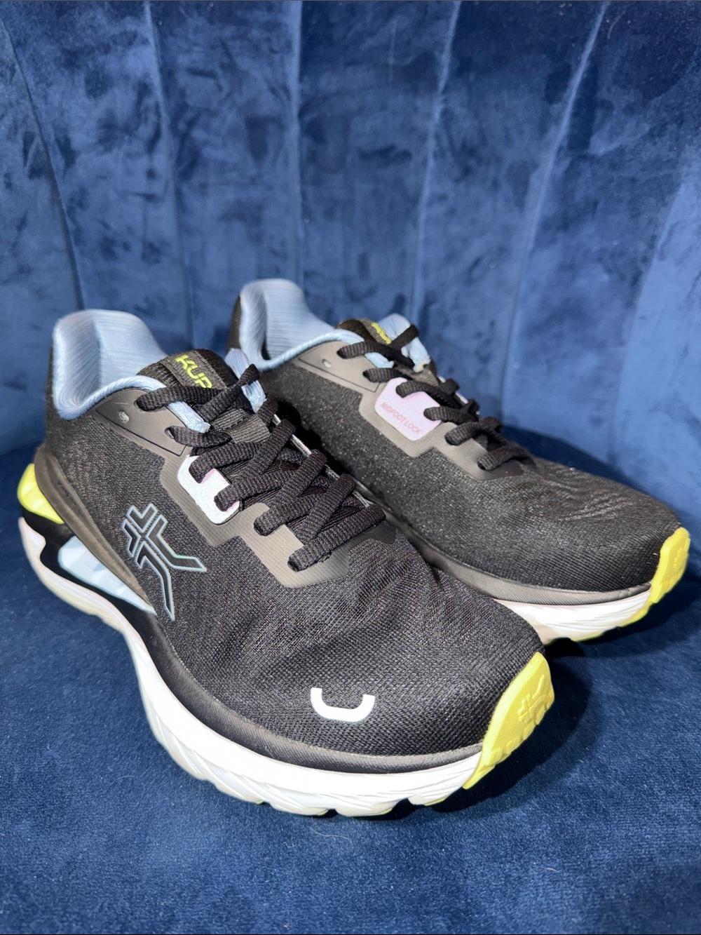 KURU Women’s Triple Max Ion Jet Black Multi Running Shoes Size 6.5